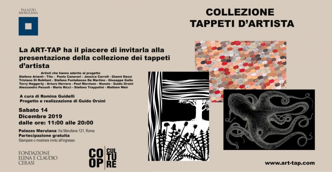 Art-Tap. Collezione tappeti d’artistahttps://www.exibart.com/repository/media/formidable/11/Invito-Ingresso-Mostra-ART-TAP-1068x554.jpg