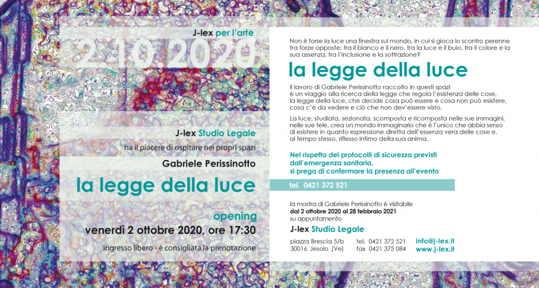 Gabriele Perissinotto – La legge della lucehttps://www.exibart.com/repository/media/formidable/11/JJesolo-2020-1-1068x570.png