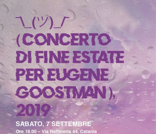 ¯_(ツ)_/¯ (concerto di fine estate per Eugene Goostman), 2019