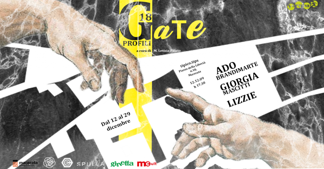 Gate18-Profili: Ado Bradimarte / Giorgia Mascitti / Lizziehttps://www.exibart.com/repository/media/formidable/11/MANIFESTO-GATE18-INVITO-WEB-1068x559.png