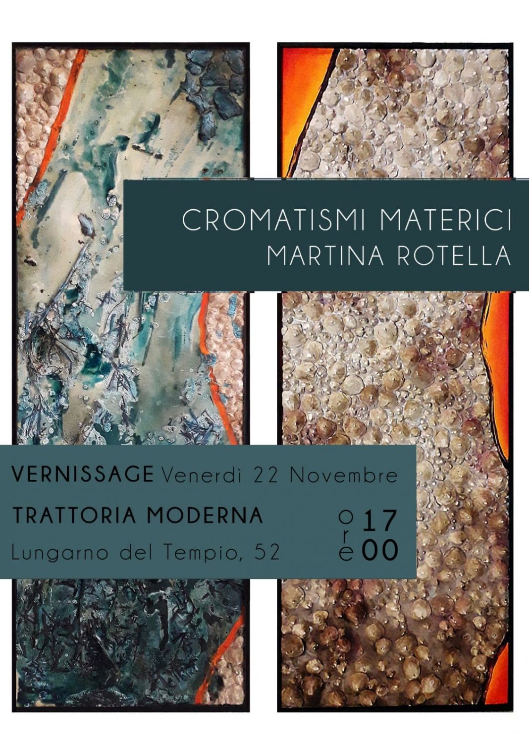 Martina Rotella – Cromatismi Matericihttps://www.exibart.com/repository/media/formidable/11/MartinaRotellaMostra-1068x1511.jpg