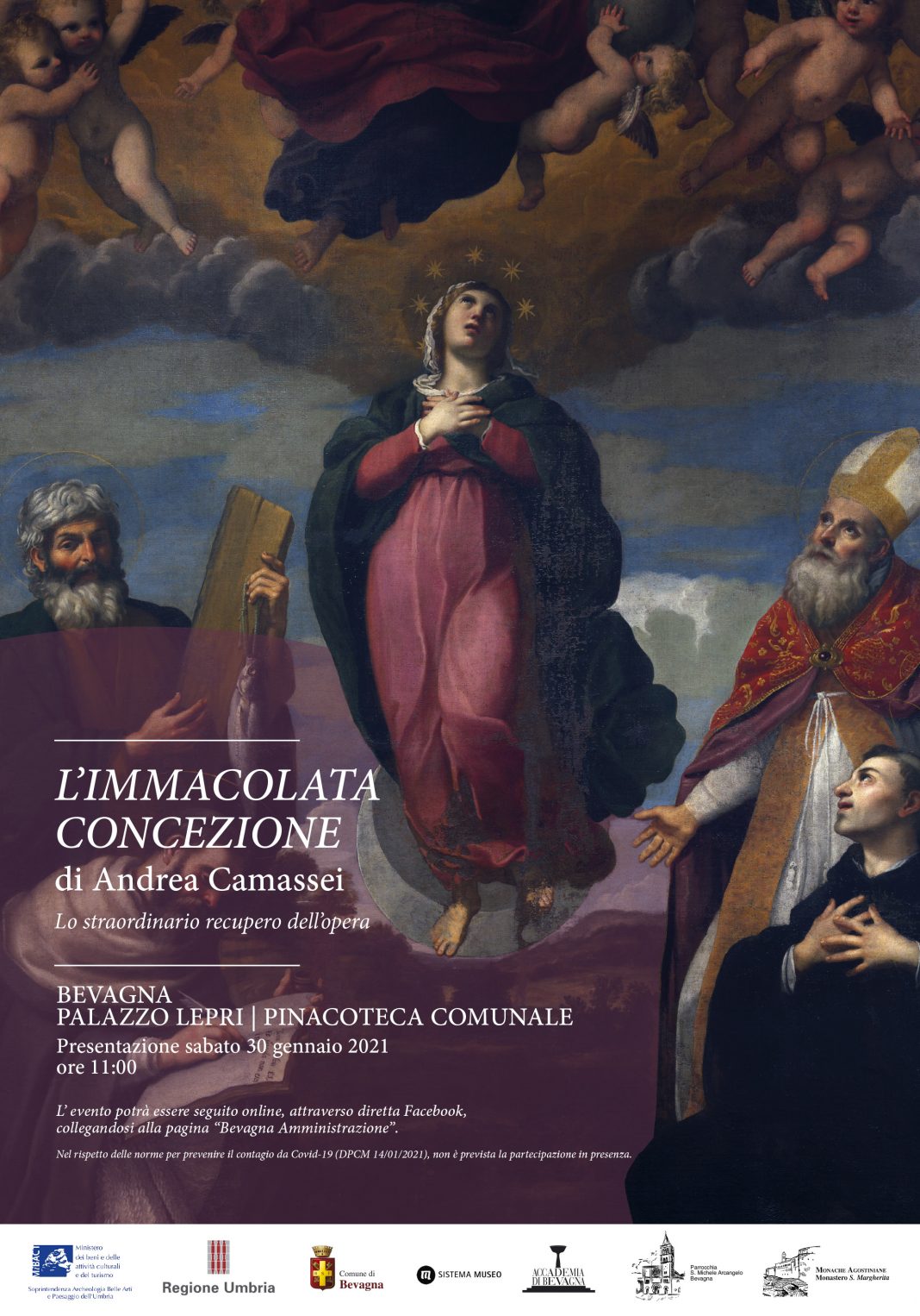 Presentazione del restauro de L’Immacolata Concezione di Andrea Camassei del Museo Civico di Bevagnahttps://www.exibart.com/repository/media/formidable/11/Programma-2-1068x1526.jpg