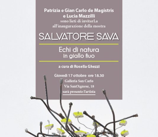 Salvatore Sava – Echi di natura in giallo fluo