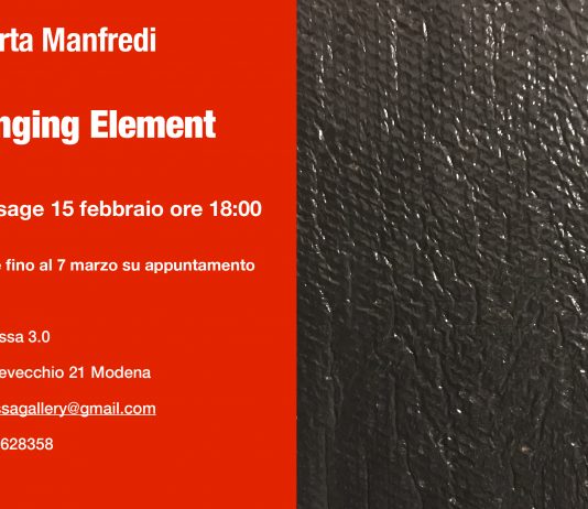 Roberta Manfredi – Changing Element