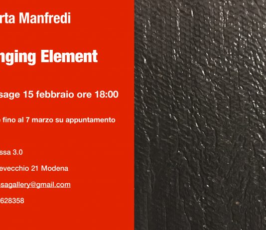 Roberta Manfredi – Changing Element Roberta Manfredi – Changing Element