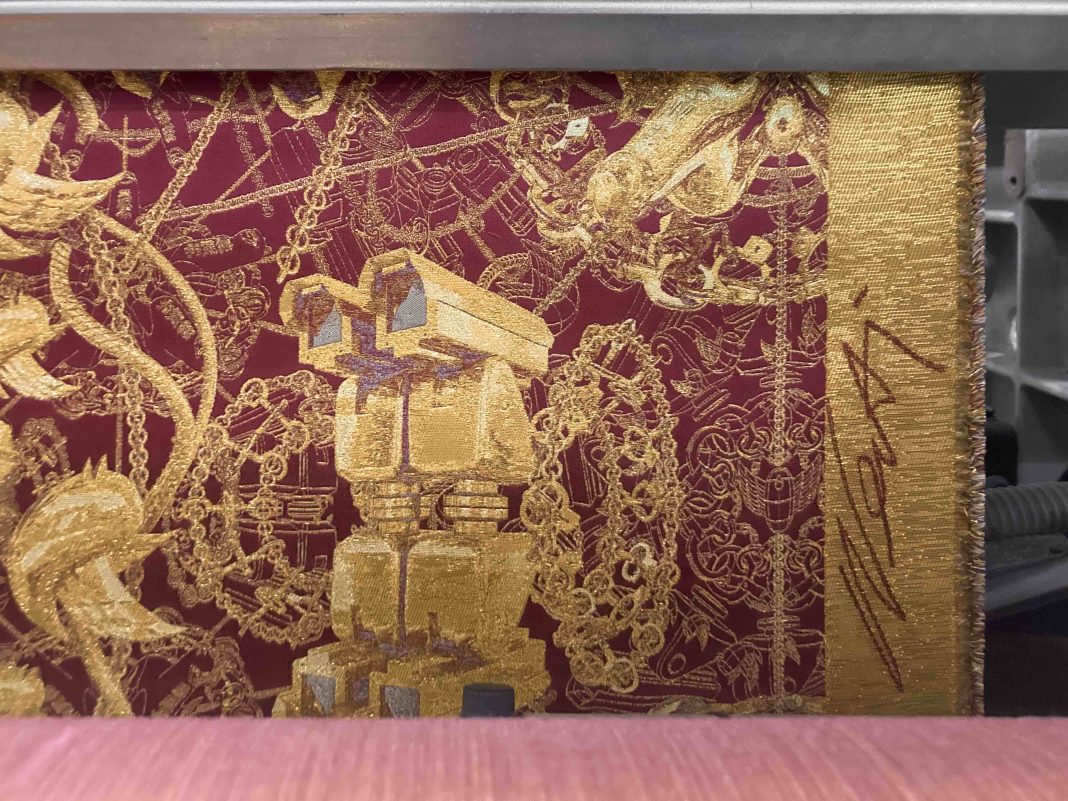 Ai Weiwei – About Silk. A site-specific installation for and with Rubellihttps://www.exibart.com/repository/media/formidable/11/img/034/03_RUBELLI_About-Silk-1068x801.jpeg