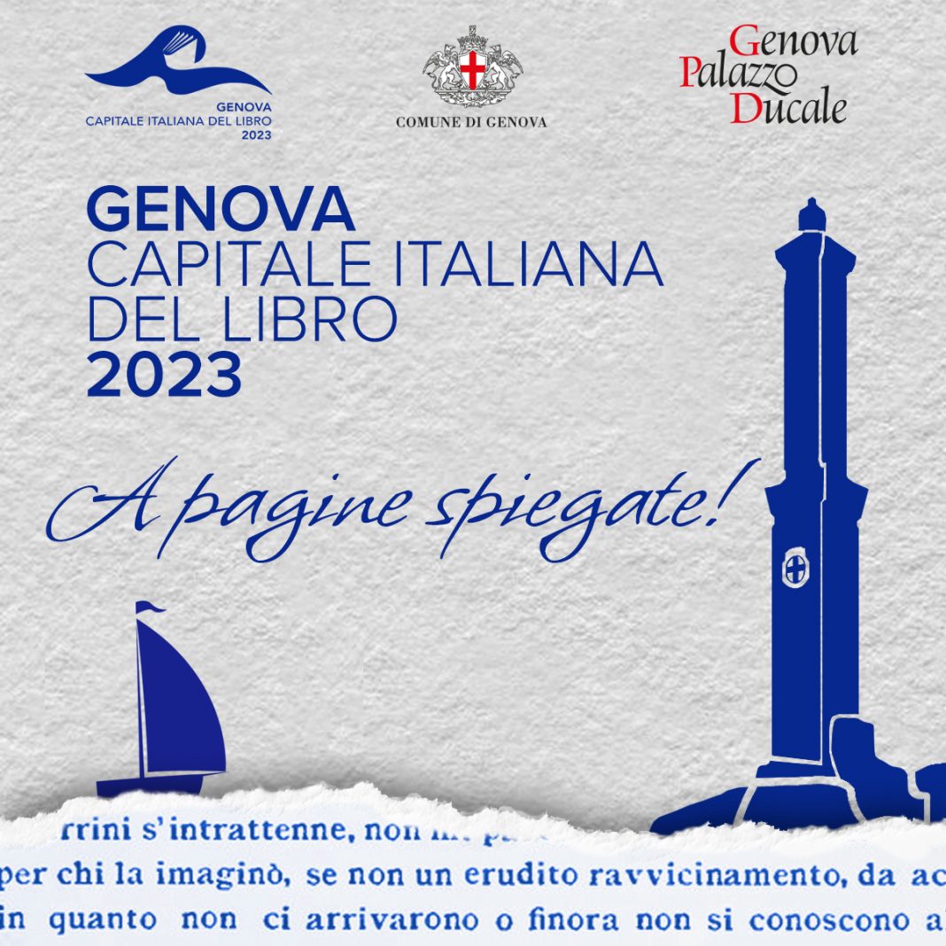 A pagine spiegate! Genova Capitale italiana del Libro 2023https://www.exibart.com/repository/media/formidable/11/img/059/grafica.capitale.libro_.2023.v2-1068x1068.jpg