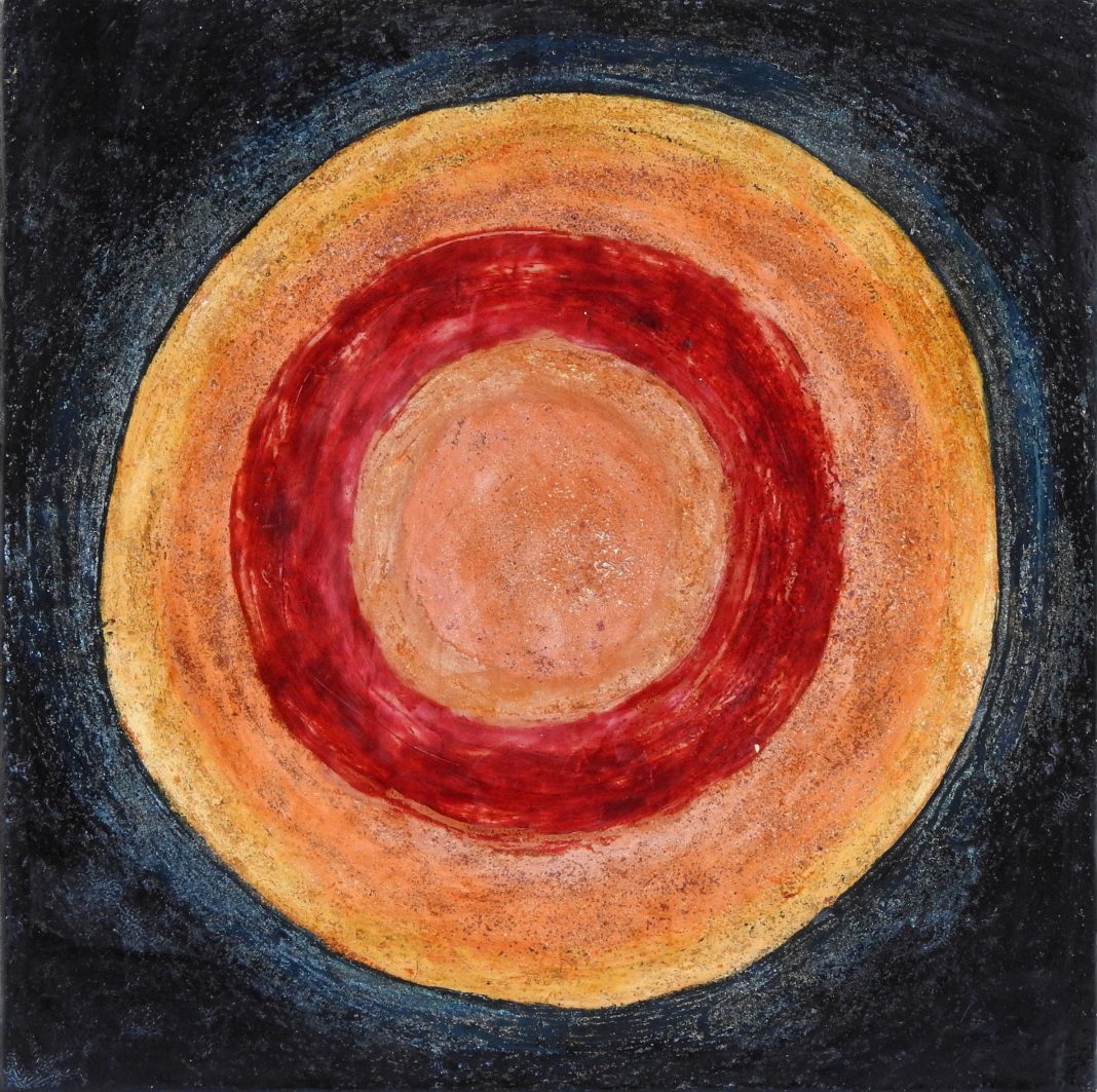 Barbara Pellizzari – Vietnam mon amourhttps://www.exibart.com/repository/media/formidable/11/img/061/Barbara-Pellizzari_Nucleo1_2020_lacca-resina-pigmenti-e-foglie-di-metallo-su-masonite_cm-40x40-1068x1063.jpg