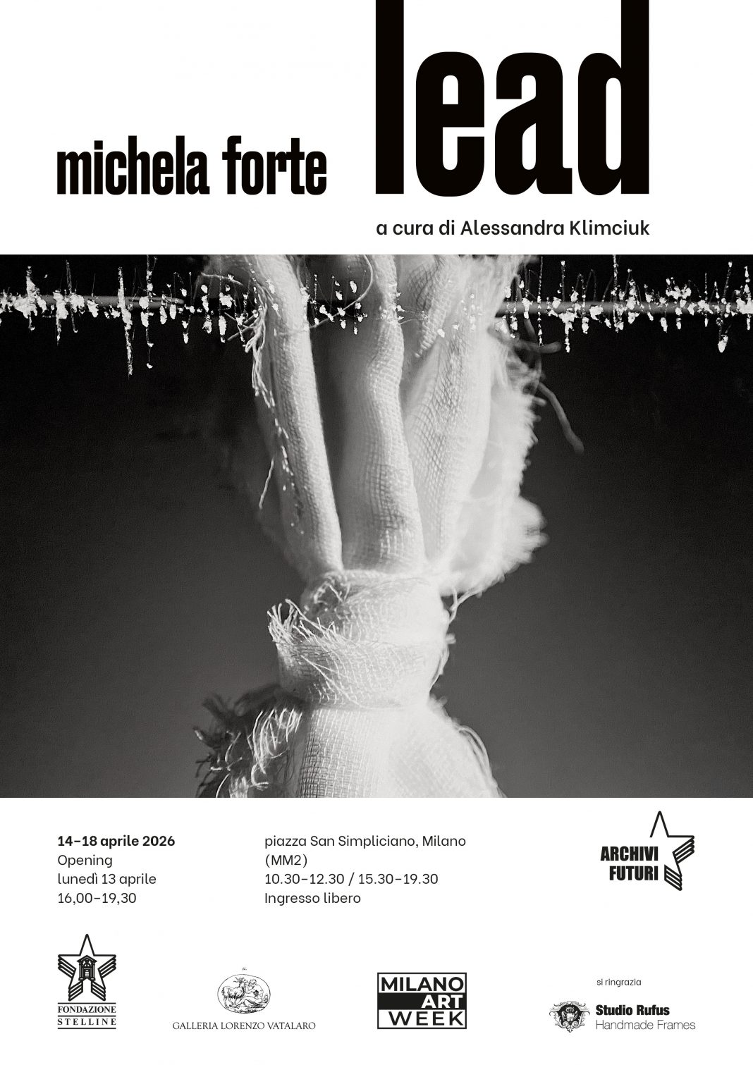 Michela Forte – Leadhttps://www.exibart.com/repository/media/formidable/11/img/071/LEAD_ARTWEEK_opening-13.04.2026-1068x1511.jpg