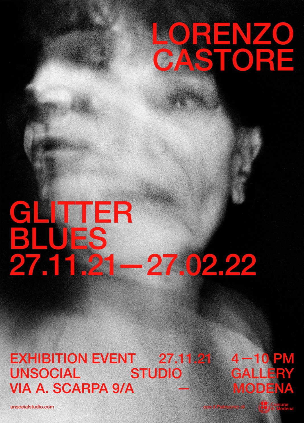 Lorenzo Castore – Glitter Blueshttps://www.exibart.com/repository/media/formidable/11/img/0d4/glitter_blues_poster_50x70-1068x1487.jpeg