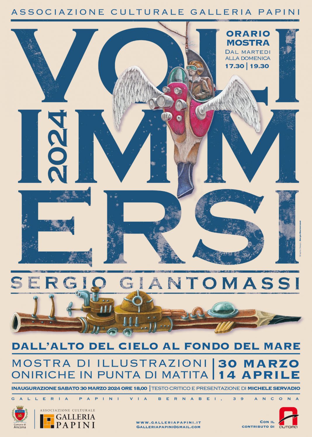 Sergio Giantomassi – Voli immersi Dall’alto del cielo al fondo del marehttps://www.exibart.com/repository/media/formidable/11/img/0f2/manifesto-Giantomassi-definitivo-1068x1495.jpg