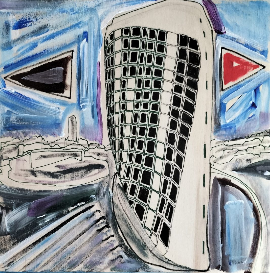 Michele Omiccioli – ARCHIPAINTING: TRA FORMA E VISIONEhttps://www.exibart.com/repository/media/formidable/11/img/0fc/Tramonto-Metropolitano-mista-su-tavola-30-x-30-cm-2-1068x1081.jpeg