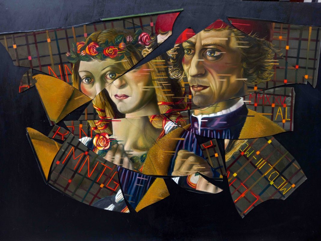 Alfonso Leto – SCREEN – pittura continuahttps://www.exibart.com/repository/media/formidable/11/img/148/Alfonso-Leto-Ritratti-immaginari-di-Andrea-Mantegna-e-Nicolosia-Bellini-2025.-Olio-su-schermo-vitreo-in-frammenti-su-tavola-cm-90x115-1068x801.jpg