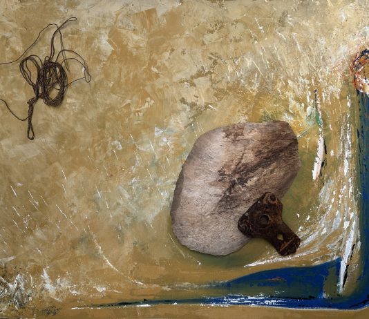 Francesco Biondo – Risonanze.  Tra i lavori in mostra: Dove la materia si raccoglie