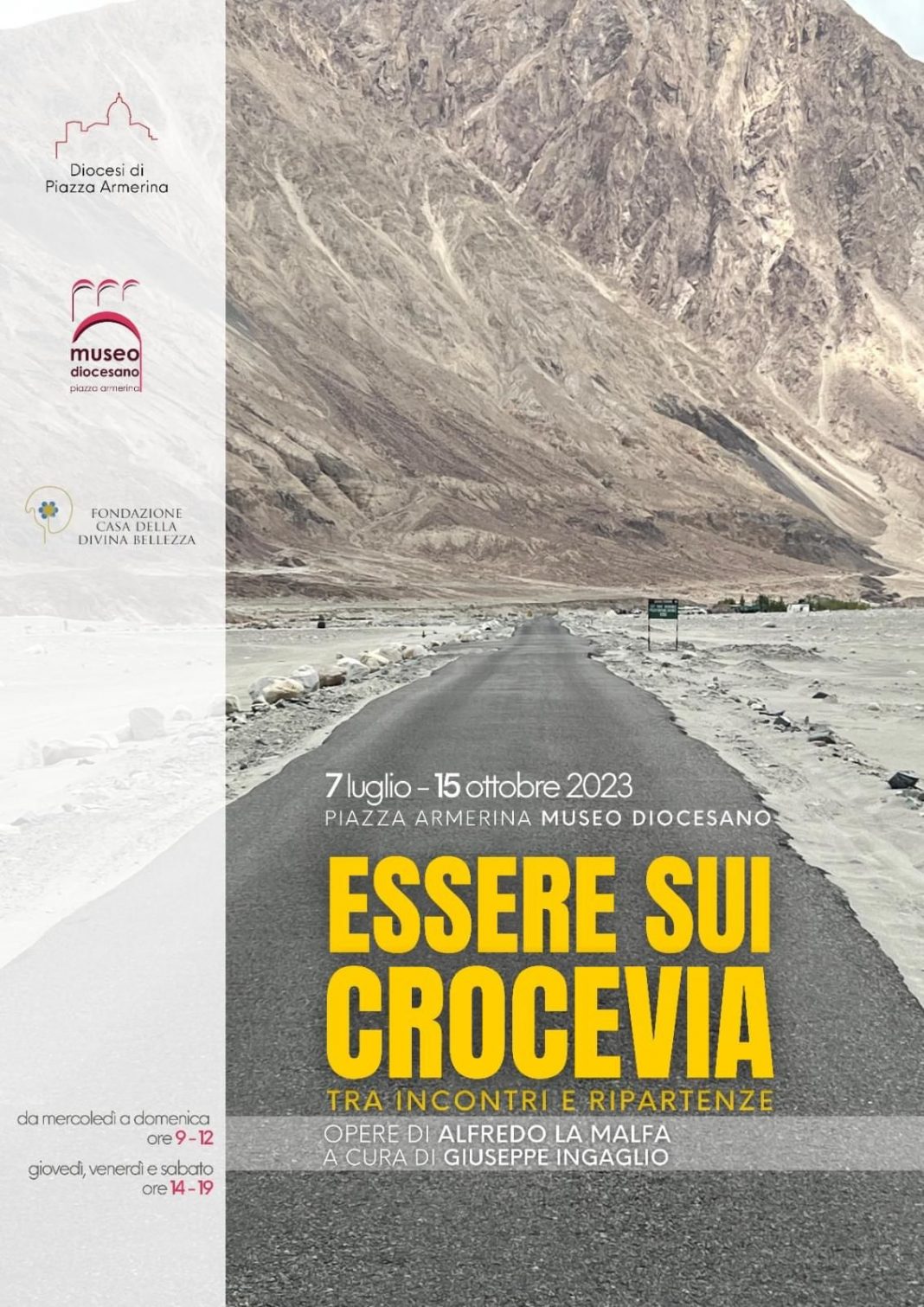 Alfredo La Malfa – Essere sui crocevia. Tra incontri e ripartenzehttps://www.exibart.com/repository/media/formidable/11/img/175/Manifesto-mostra-Piazza-Armerina-1068x1511.jpg