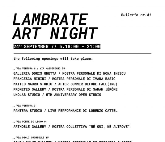 Lambrate Art Night