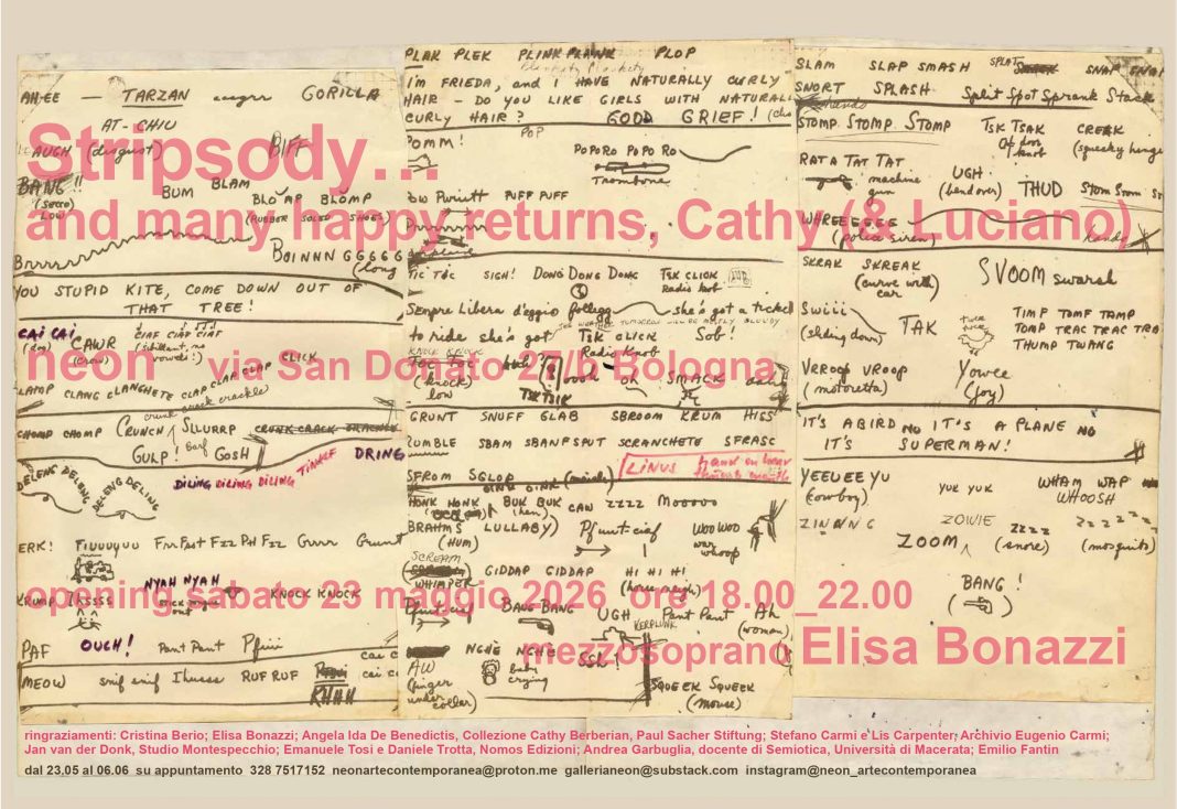 Stripsody… and many happy returns, Cathy (& Luciano)https://www.exibart.com/repository/media/formidable/11/img/1a8/stripsodymail-1068x734.jpg