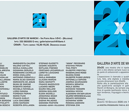20×20 – 2026 Edizione n°25 20×20 – 2026 Edizione n°25