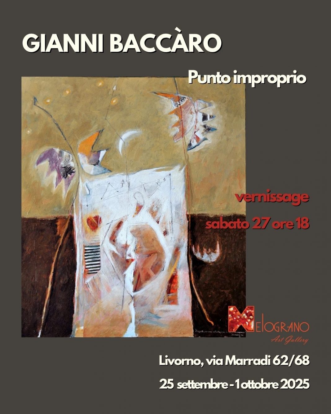 Gianni Baccaro – Punto impropriohttps://www.exibart.com/repository/media/formidable/11/img/1c5/Gianni-Baccàro-Punto-improrio-Mostra-personale-Melograno-Art-Gallery-Livorno-1068x1335.jpg