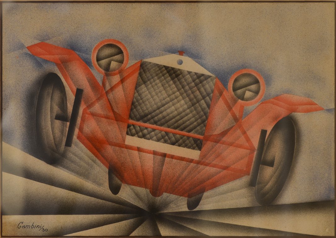 Ivanhoe Gambini – Il dinamismo futurista di Ivanhoe Gambinihttps://www.exibart.com/repository/media/formidable/11/img/1ea/Ivano-Gambini-AUTO-IN-VELOCITA_-1930-circa-26-x-36-cm-HD-copia-1068x758.jpeg