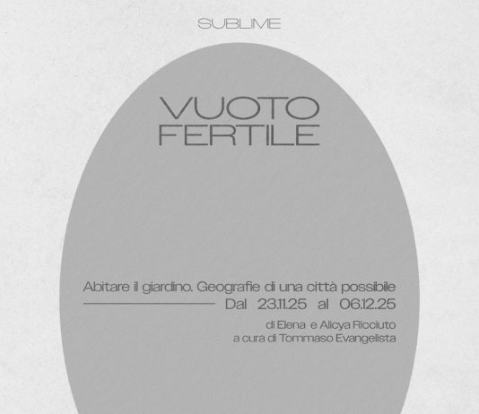 Alicya e Maria Elena Ricciuto – Abitare il giardino. Geografia di una città possibile.