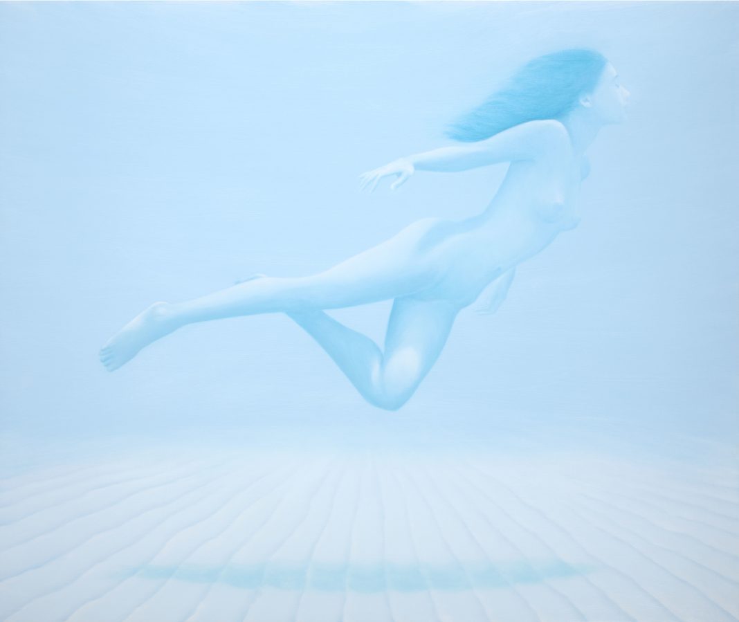 La Nuotatrice di Francesco Canini a San Felice Circeohttps://www.exibart.com/repository/media/formidable/11/img/207/Nuotatrice-olio-su-tela-cm.100x120-1068x899.jpg