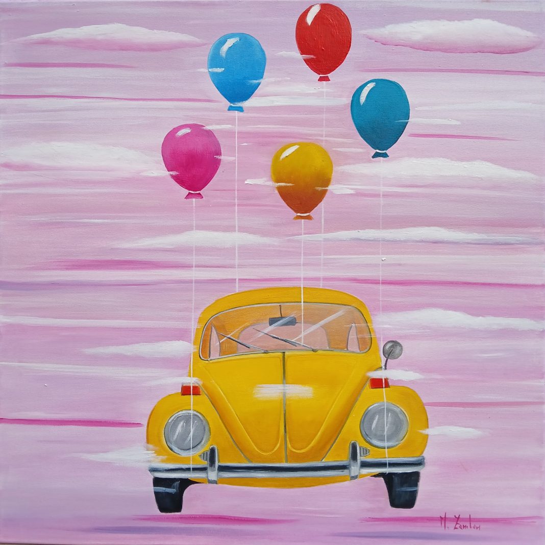 Monica Zambon – Oniriche visionihttps://www.exibart.com/repository/media/formidable/11/img/237/Il-maggiolino-tra-le-nuvole-70x70-1068x1068.jpg