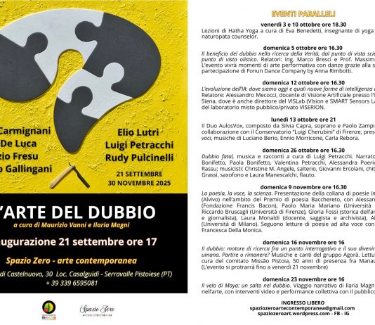 L’ARTE DEL DUBBIO a cura di Maurizio Vanni e Ilaria Magni