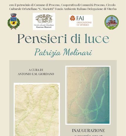 Patrizia Molinari – Pensieri di Luce