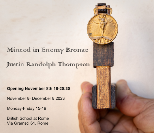Justin Randolph Thompson – Minted in Enemy Bronze