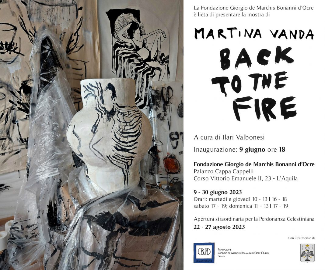 Martina Vanda – BACK TO THE FIREhttps://www.exibart.com/repository/media/formidable/11/img/28c/Martina-Vanda-invito_Low-1068x890.jpg