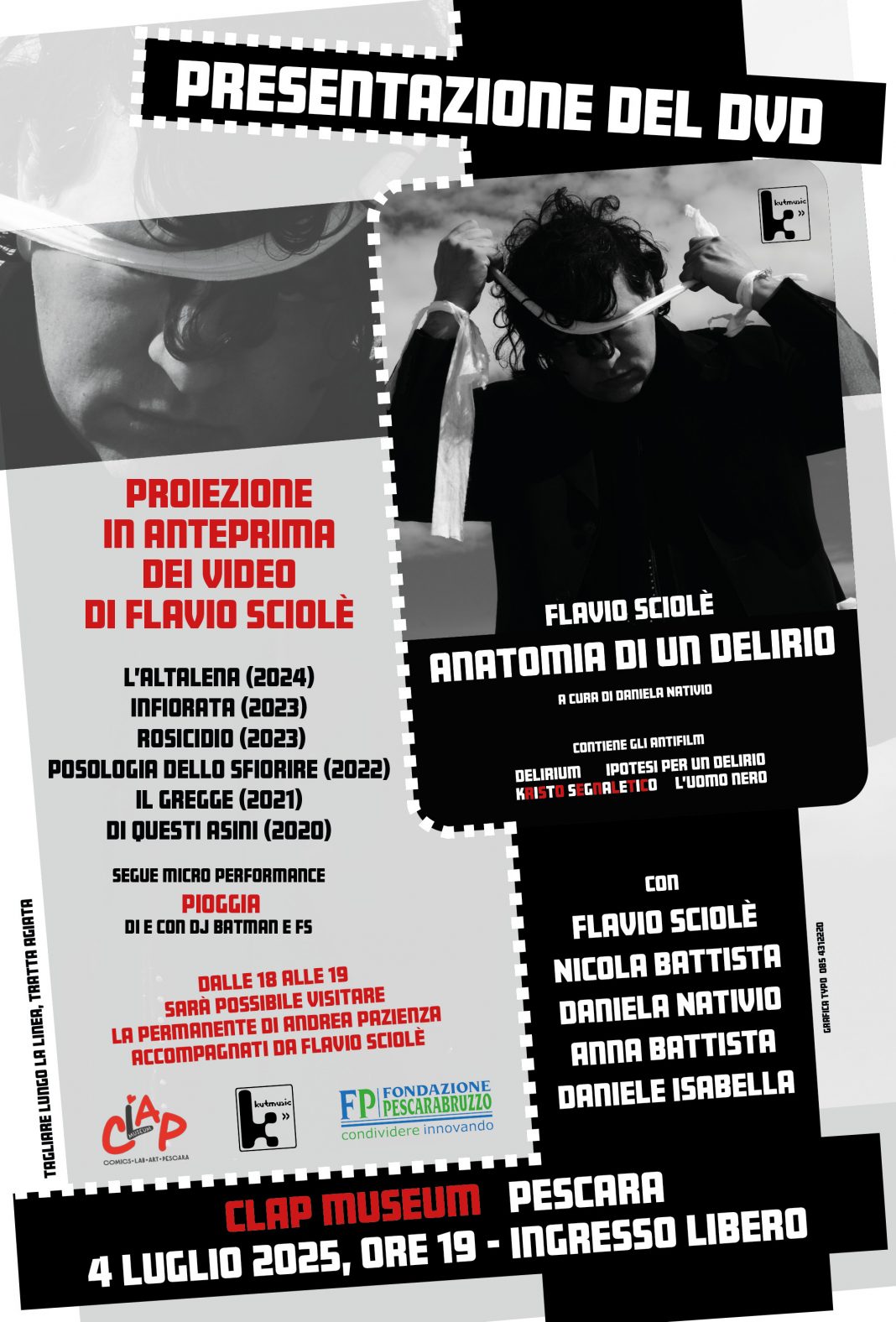 Flavio Sciolè – Presentazione del dvd “Anatomia di un delirio” e visita guidata alla mostra di Pazienzahttps://www.exibart.com/repository/media/formidable/11/img/28c/locandina-CLAP-ok-1068x1576.jpg