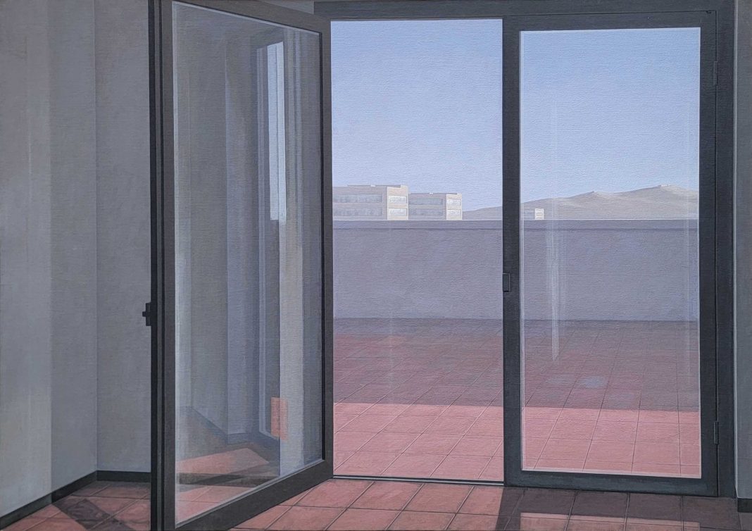 Paola Campanella – Soglie del silenziohttps://www.exibart.com/repository/media/formidable/11/img/2a4/Paola-Campanella-Terrazzo-a-Genova-1993-acrilico-su-tela-cm-130x180-low-1068x754.jpg