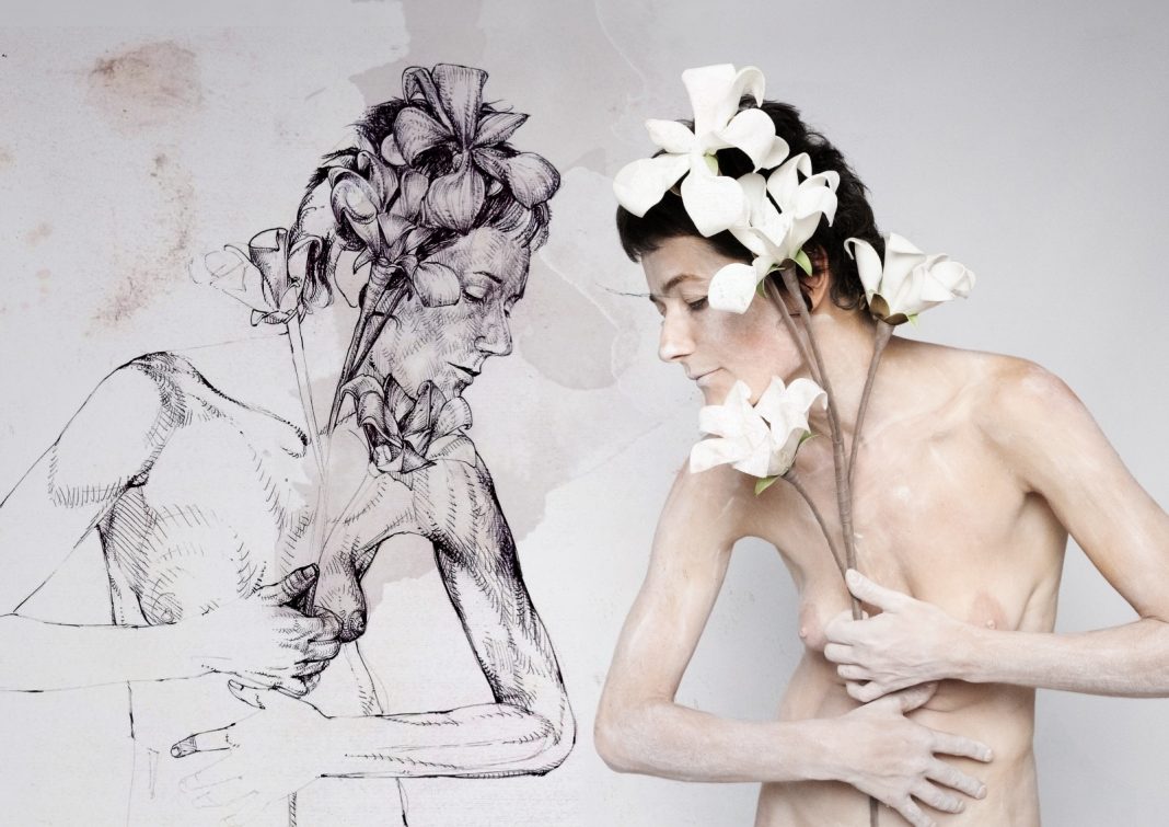 Sara Meliti / Gio Manzoni – Il corpo del fiore, The body of flowerhttps://www.exibart.com/repository/media/formidable/11/img/2a5/Immagine-coordinata-MELITI-MANZONI-1068x755.jpeg
