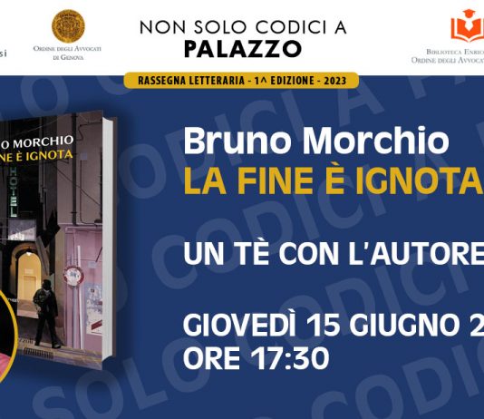 Un tè con l’autore: ​​​​​​​Bruno Morchio, la fine è ignota