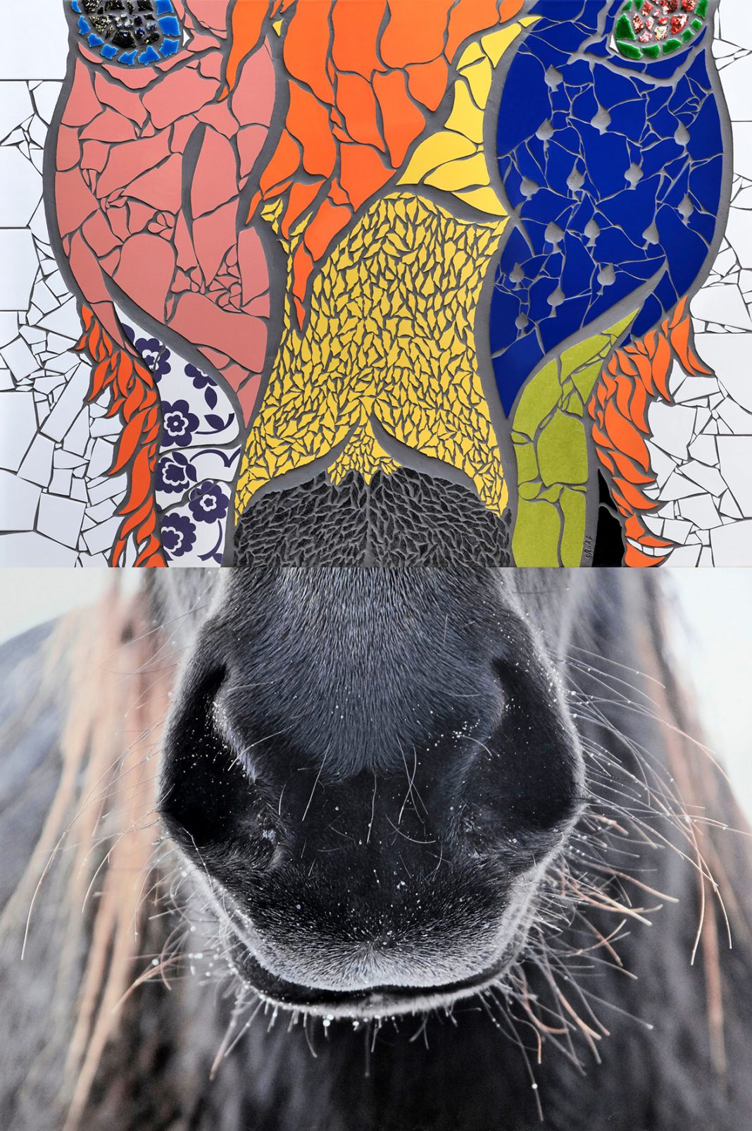 Camilla Filograna / Orodé Deoro / Dario Giancane – Fractahttps://www.exibart.com/repository/media/formidable/11/img/2a8/Camilla-Filograna-Orodé-Deoro-Fracta.-Horses-Expressions-5-2021-foto-lambrda-su-alluminio-e-mosaico-caramico-210x140-cm-1068x1605.jpg