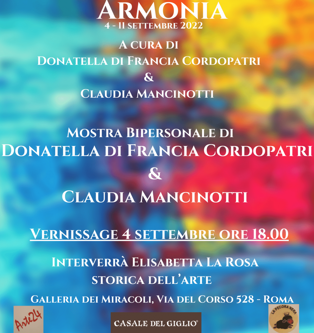 Donatella Di Francia Cordopatri / Claudia Mancinotti – Armoniahttps://www.exibart.com/repository/media/formidable/11/img/2a9/Locandina-Armonia-min-1068x1132.png
