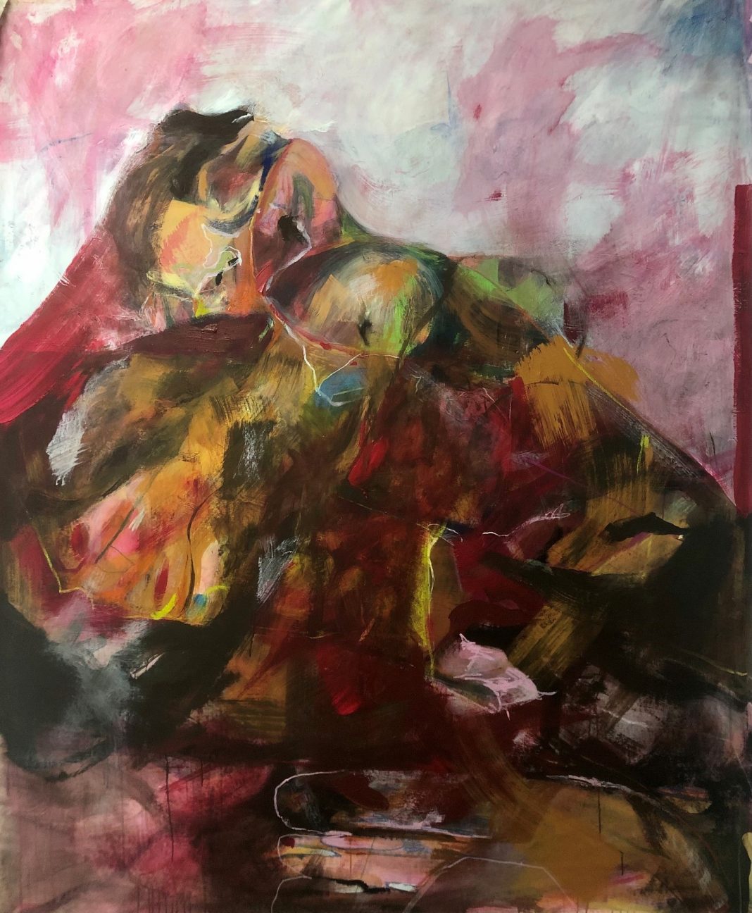 GIGANTI, mostra personale di Giulia Di Pasquale a cura di Elena Piccionihttps://www.exibart.com/repository/media/formidable/11/img/2b1/corpo-a-corspo-vol-1.-dormiente-1068x1296.jpg