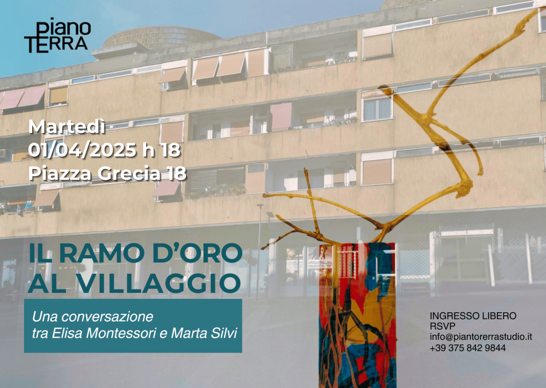 Il Ramo d’oro al Villaggio: una conversazione tra Elisa Montessori e Marta Silvi.https://www.exibart.com/repository/media/formidable/11/img/2ba/Il-Ramo-doro-al-Villaggio-1068x758.png