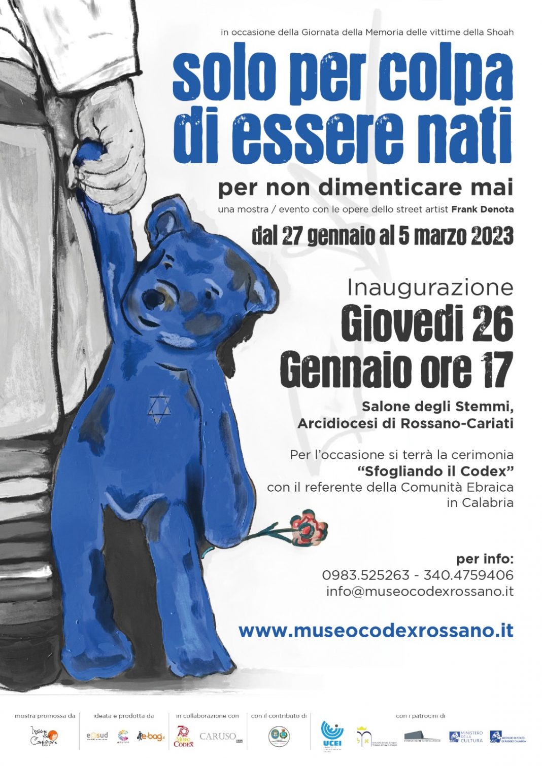 Solo per colpa di essere nati. Per non dimenticare maihttps://www.exibart.com/repository/media/formidable/11/img/2d8/locandina-Mostra-Solo-per-colpa-di-essere-nati-1068x1511.jpg