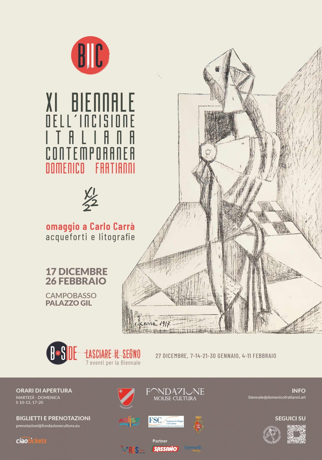 BIIC Biennale dell’Incisione Italiana Contemporanea | XI Edizionehttps://www.exibart.com/repository/media/formidable/11/img/302/Locandina_BIIC_2022-1068x1526.jpg