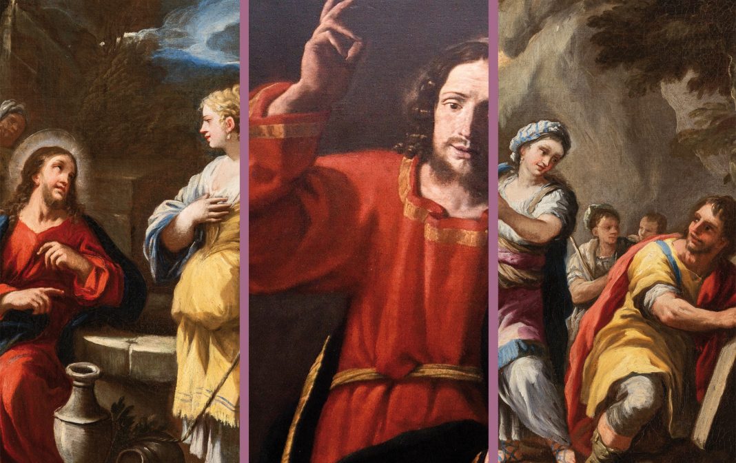 Fons salutis. Quando l’acqua si fa Verbo. Il Redentore benedicente del Museo Diocesano incontra “Giacobbe e Rachele al pozzo e Cristo e la Samaritana di Luca Giordanohttps://www.exibart.com/repository/media/formidable/11/img/32e/manifesto-mostra-giordano_DEF-Copia-1068x672.jpg