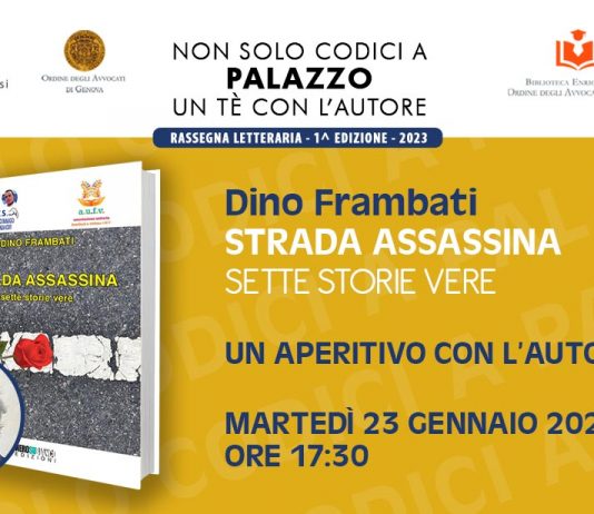 Non solo codici a palazzo, un aperitivo con l’autore Dino Frambati