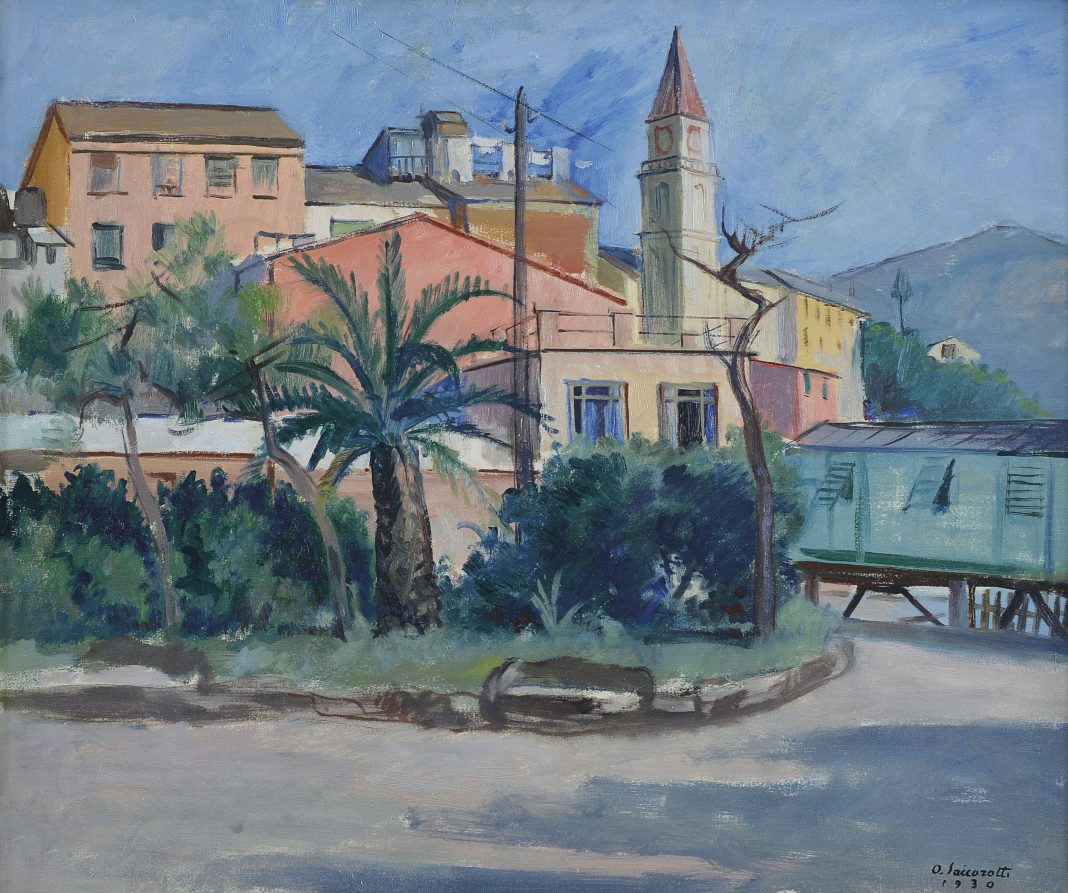 Maestri Liguri ‘800 e ‘900https://www.exibart.com/repository/media/formidable/11/img/362/Oscar-Saccorotti-La-chiesa-di-San-Francesco-a-Recco11-1068x893.jpg