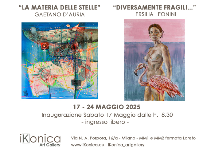 Gaetano D’Auria – La materia delle stelle | Ersilia Leonini – Diversamente fragili…https://www.exibart.com/repository/media/formidable/11/img/36b/LOCANDINA-WEB.jpg