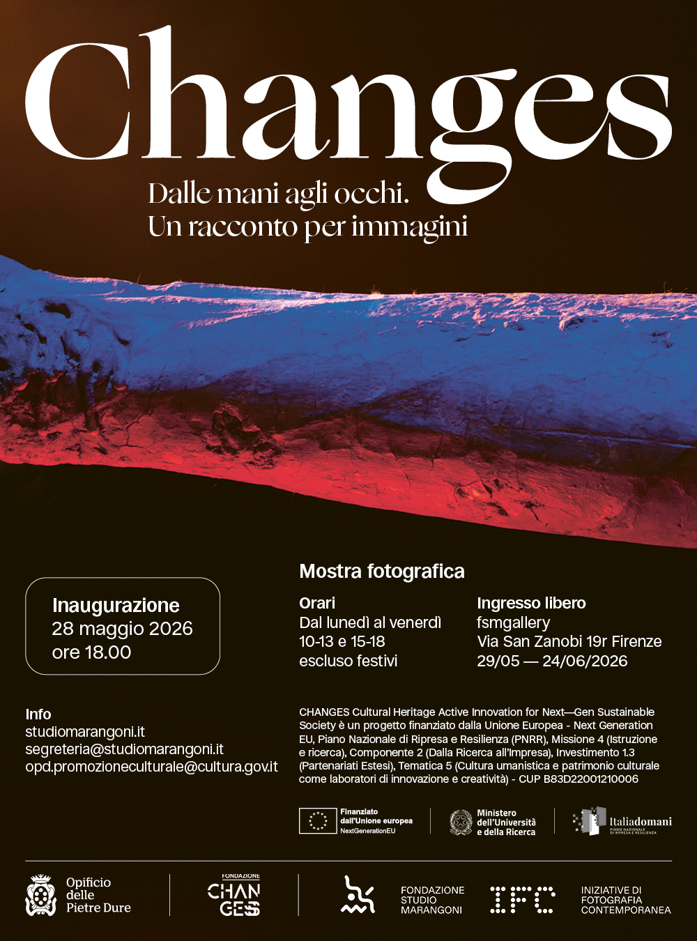 Changes. Dalle mani agli occhi – Un racconto per immaginihttps://www.exibart.com/repository/media/formidable/11/img/3a8/Changes-locandina-web.jpg