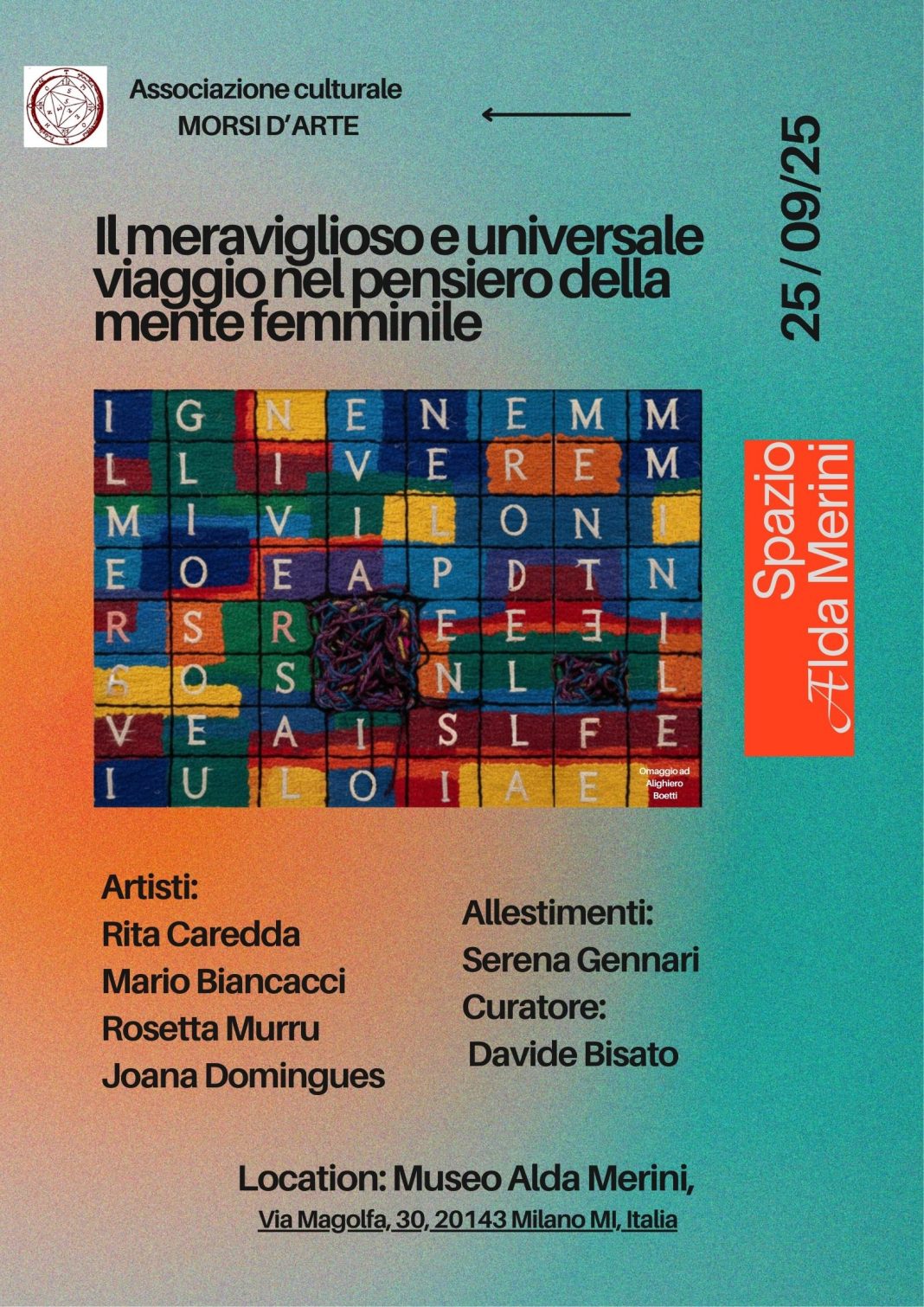 Il meraviglioso e universale viaggio nel pensiero della mente femminilehttps://www.exibart.com/repository/media/formidable/11/img/3be/locandina-Alda-Merini_20250916_010409_0000-1068x1511.jpg