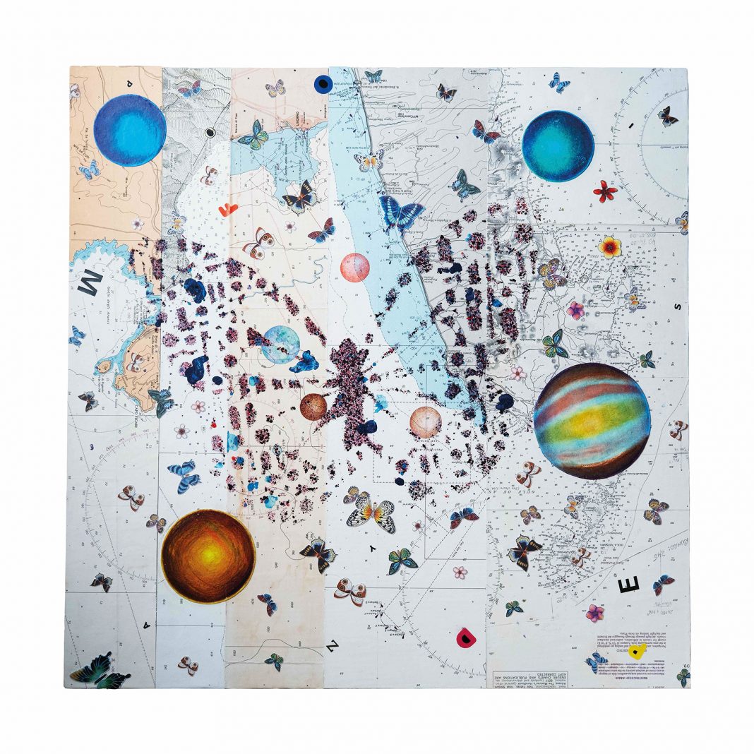 Negazione e disincanto – Viaggio nell’immaginario contemporaneo della farfallahttps://www.exibart.com/repository/media/formidable/11/img/3ce/Opiemme-Defe-Giocoliere-astratto-2025-spray-collage-cartine-su-legno-50x50-cm_low-1068x1068.jpg