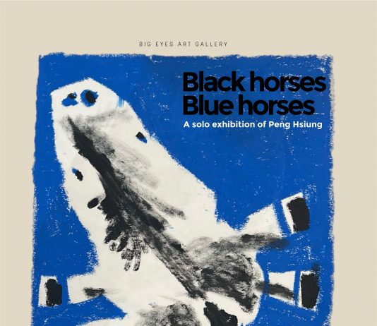 Black horses, blue horses
