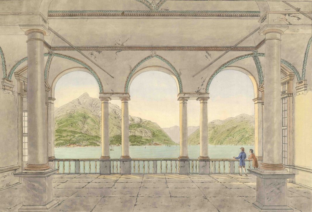 Elogio del Lago. Viaggio alla riscoperta del Lario nella Collezione Bordoli Crivelli Viscontihttps://www.exibart.com/repository/media/formidable/11/img/3dc/Joseph-Rebell_Seconda-Veduta-della-Pliniana-sul-Lago-di-Como-1068x728.jpg